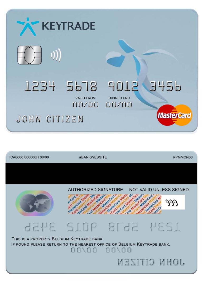 Belgium Keytrade  bank mastercard